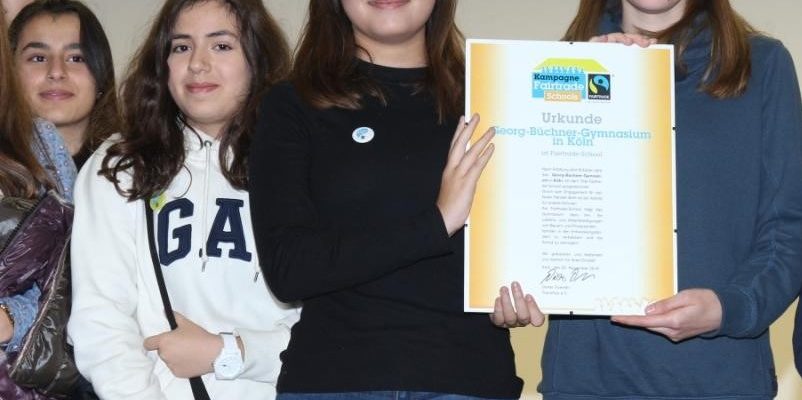 Fairtrade-School Zertifizierung für das Georg-Büchner-Gymnasium