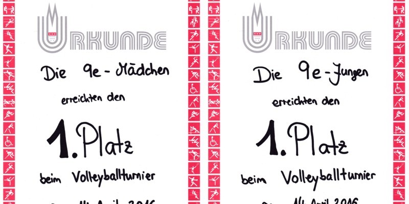 Volleyballturnier 2016