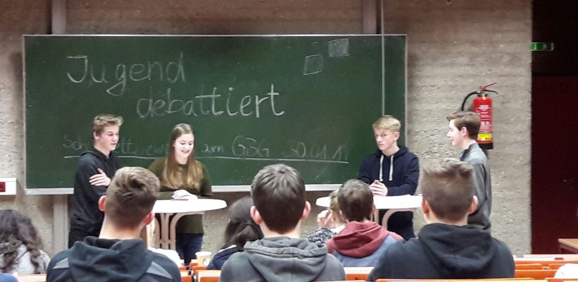 Schulwettbewerb „Jugend debattiert“