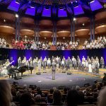 Auftritt der Oberstufenchöre in der Philharmonie