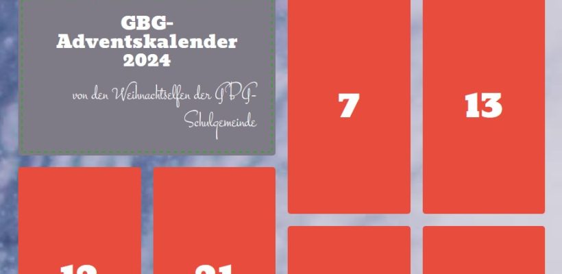 GBG-Adventskalender 2024