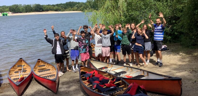 Ausflug der Sporthelfer*innen-AG zum Otto-Maigler See